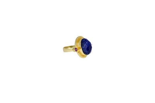 Celestial Harmony Sodalite Ring.