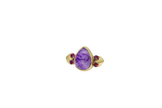 Amethyst cocktail ring