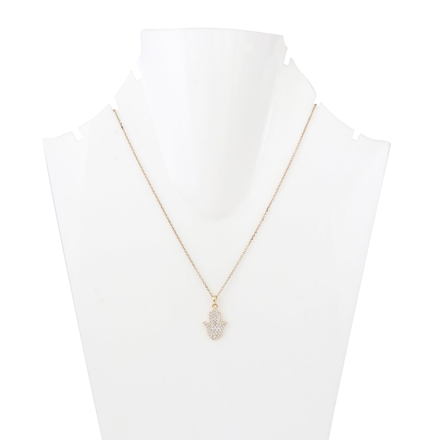 Hamsa Pave Diamond Pendant