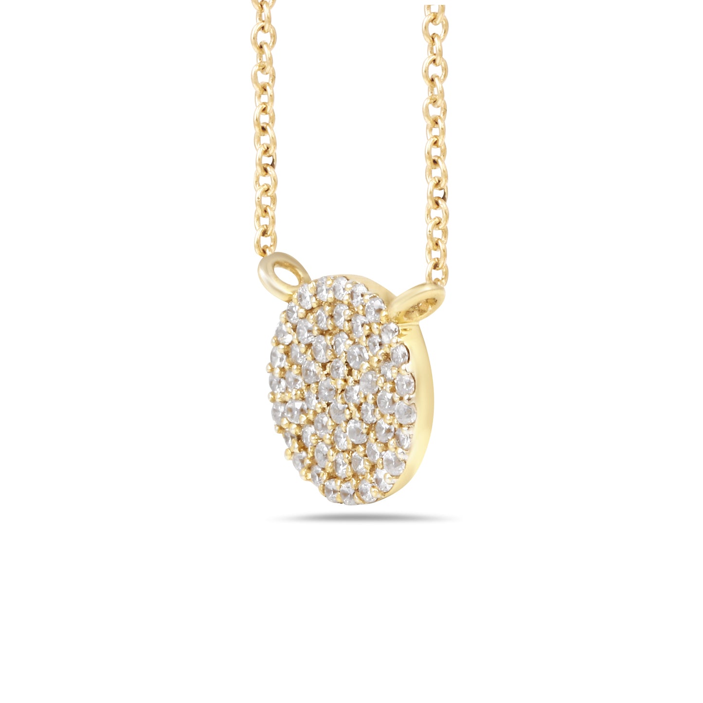 Concentric Diamond Pendant