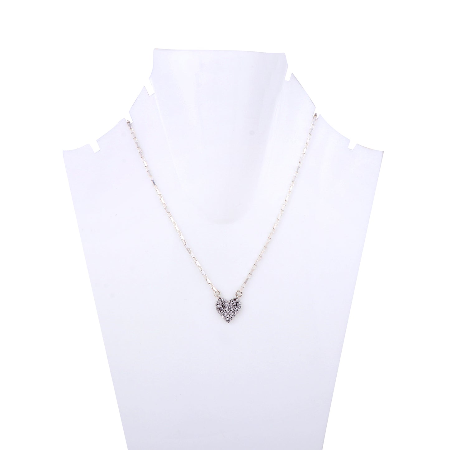 Heart Pave Diamond Pendant