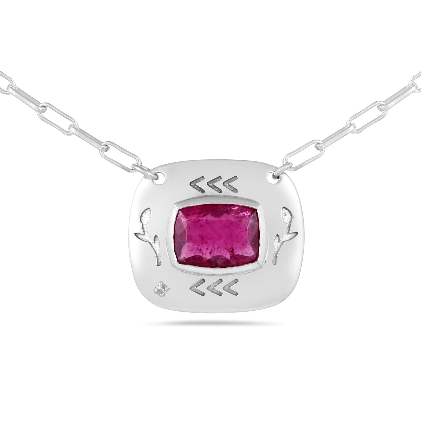 Octagon Tourmaline Necklace