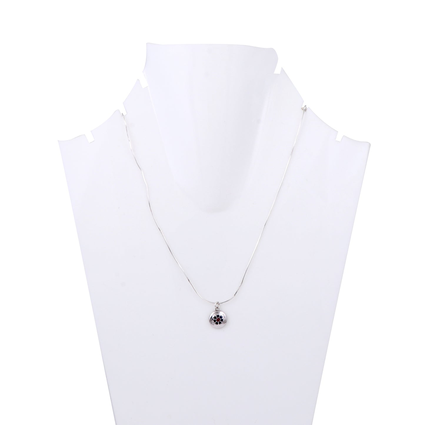 Flower in a Circle Pendant