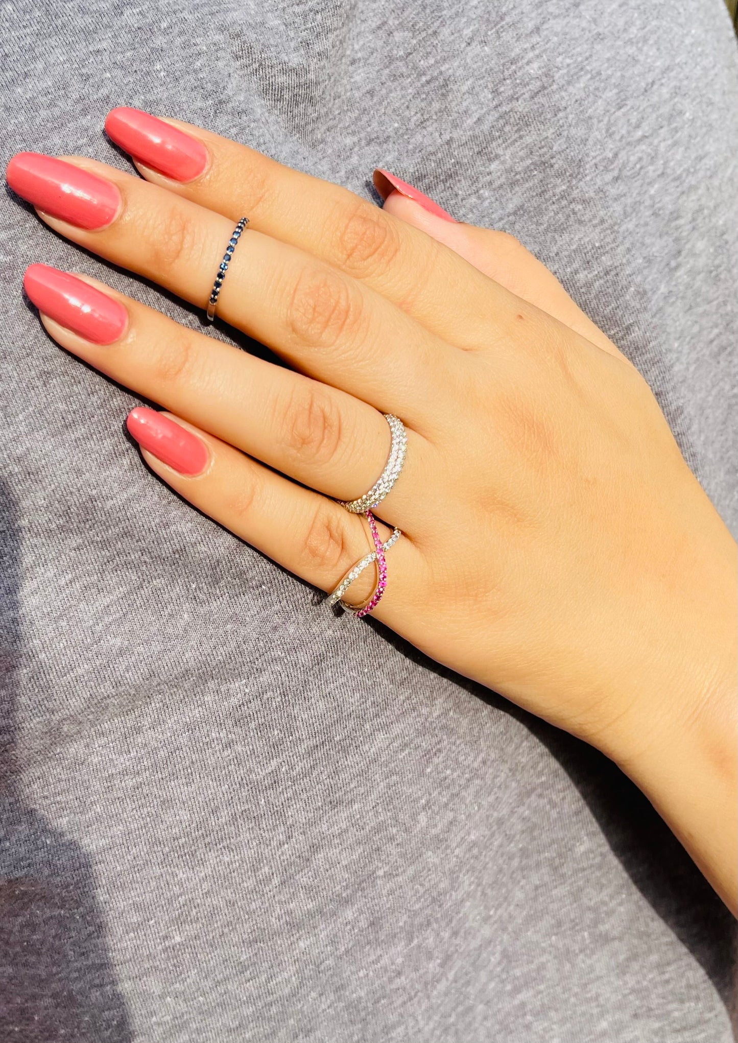 Infinity Pave Diamond Ring